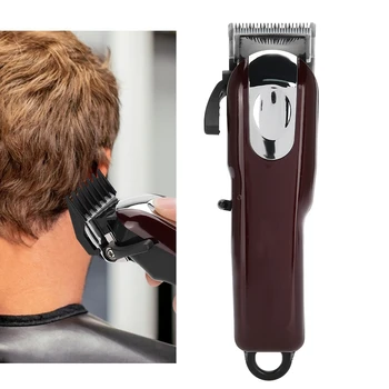 1 комплект Беспроводной USB Электрической машинки для стрижки волос, Перезаряжаемая Электрическая машинка для стрижки волос, Портативный Триммер для волос, мужской парикмахерский инструмент для укладки