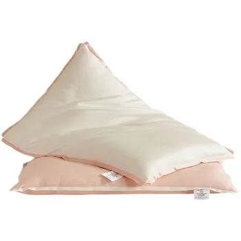 1 Шт. Роскошная Розовая Подушка из 100% натурального Шелка, внутреннее Постельное белье King Queen, 3D Подушка для сна, защита шеи, Постельные подушки