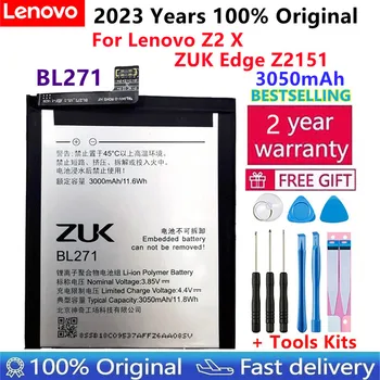 100% Оригинальный Аккумулятор BL271 Для Lenovo Z2 X/ZUK Edge Z2151 akku Li-ion 3050 мАч Качественные Сменные Батареи + Бесплатные инструменты