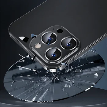 2021 Металлическая Крышка Объектива для iPhone 13 Pro Max 12 11 Защита задней камеры Чехлы Наклейка Кольцо Защита От царапин Рамка для 13 Серии