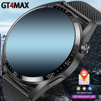 2023 НОВЫЕ Смарт-часы GT4 MAX с 1,5-дюймовым HD-экраном и NFC-Голосовым Помощником, Монитором Артериального Давления и сердечного Ритма, Водонепроницаемыми Часами PK GT3 PRO