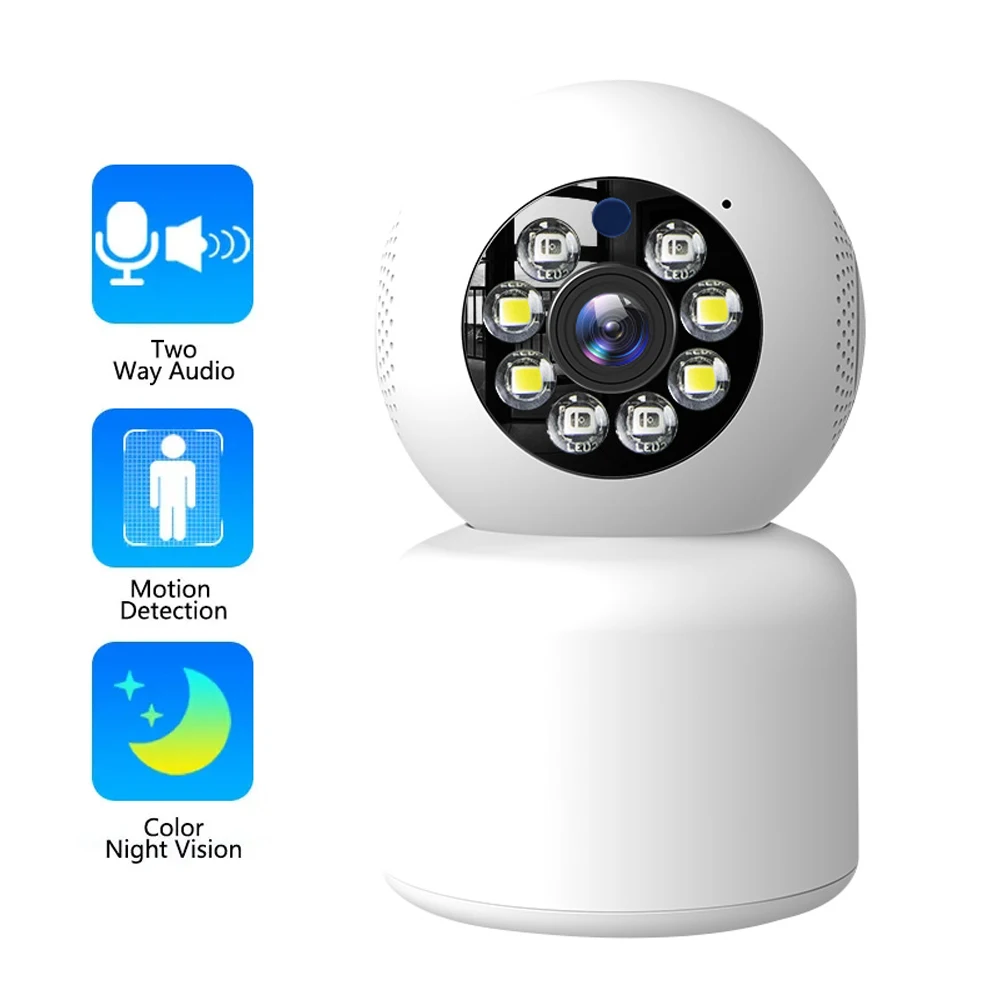 Yoosee 4MP WiFi IP-камера Полноцветного Ночного Видения 2MP 1080P Домашняя Камера видеонаблюдения для внутренней Безопасности Обнаружение Движения Ai Автоматическое Отслеживание