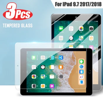 3шт Защитная Пленка Из Закаленного Стекла 9H Для iPad 9,7