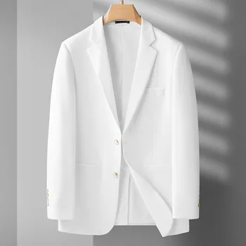 5660-2023 Осенне-зимний новый продукт, мужской костюм, деловой, повседневный, простой, в сетку, западный жакет, мужское верхнее пальто