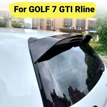 ABS Спойлер для Golf 7 GTI Rline 2014-2017 Матовый Черный Спойлер из Углеродного Волокна, Заднее Крыло Автомобиля, Спойлер для Гольфа, Заднее Крыло багажника