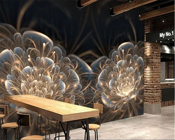 beibehang Fantasy indoor 3d обои ослепительный цветок журнальный столик дизайн рабочего стола бар инструмент фон стены papel de parede