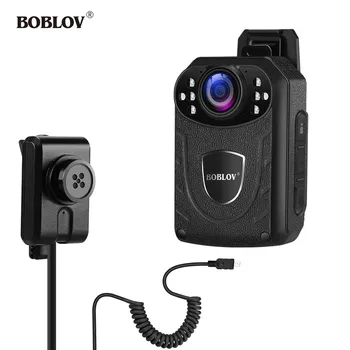 BOBLOV KJ21 Pro Body Cam 2,4 G Пульт Дистанционного Управления Сенсорный экран HD1296P KJ21 Обновленная Камера для Тела Мини-Камера С дополнительным Объективом BodyCam