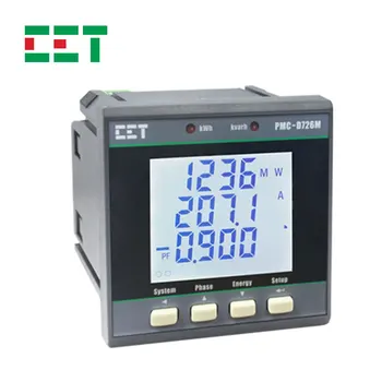CET PMC-D726M AC 3 Фазы 4 Провода ЖК-Дисплей Цифровой Многофункциональный Вольтметр Напряжение Ток Панельный Измеритель