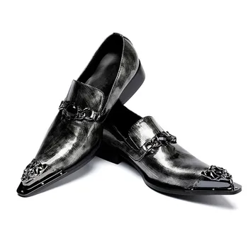 Christia Bella, Мужские модельные туфли с острым носком Ручной работы из натуральной кожи, Мужские деловые Оксфордские туфли Для Свадебной вечеринки, Мужская Официальная обувь