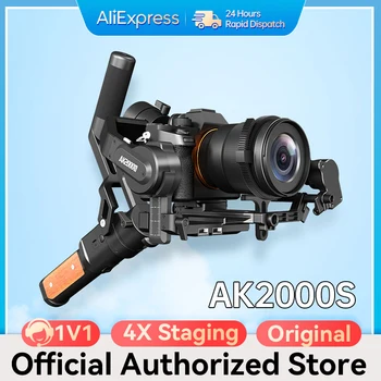 FeiyuTech AK2000S-Стабилизатор камеры DSLR 3 Axis Camera Gimbal Профессиональное Видео для Canon Sony Panasonic Fujifilm Nikon и др.