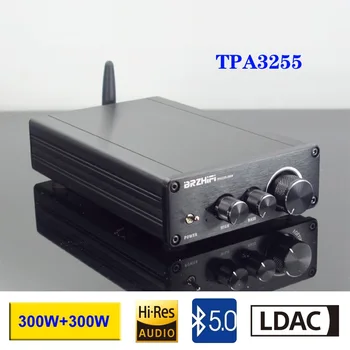 Hi-Fi TPA3255 Аудиофильский Bluetooth 5,0 Цифровой Усилитель Мощности 300 Вт + 300 Вт LDAC Стерео Аудио Настольный Домашний Усилитель