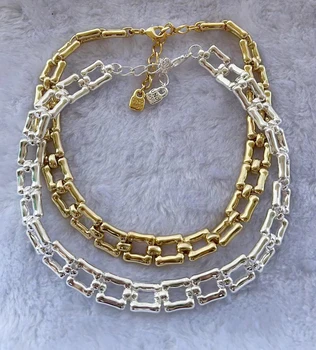 HSC2023 Мода UNOde50 Модное гальваническое покрытие 925 Простое изысканное Ожерелье Женский праздничный романтический подарок