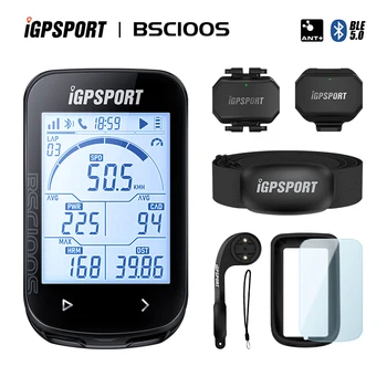 IGPSPORT BSC100S IGP 100S GPS Велосипедный Компьютер Беспроводной Спидометр Велосипедный Цифровой Секундомер Велосипедный Одометр Датчик ANT/BLE