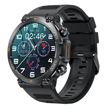 K56Pro Прочные Военные Смарт-часы для Мужчин с Bluetooth-Вызовом, Фитнес-Трекер, Измеряющий уровень кислорода в крови и давление, длительный срок службы батареи, Умные Часы