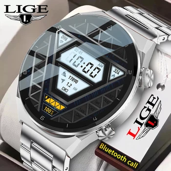 LIGE Новые умные часы Bluetooth Call Sport Фитнес-трекер IP68 Водонепроницаемый Мониторинг сердечного ритма Сна Смарт-часы для Android IOS