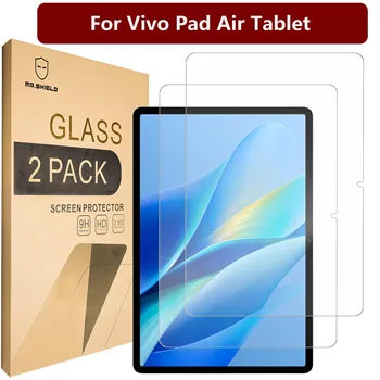 Mr.Shield [2 упаковки] Защитная пленка для планшета Vivo Pad Air [Закаленное стекло] [Японское стекло твердостью 9H] Защитная пленка для экрана