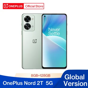 OnePlus Nord 2T MTK Dimensity 1300 5G 8GB 128GB 80W Быстрая Зарядка 90Hz AMOLED Дисплей Android