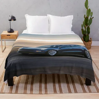 Tesla Model 3, дорожное одеяло, шерстяное тонкое ватное одеяло, фланелевое одеяло