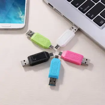 USB2.0 Micro USB OTG кард-ридер для TF SD карты памяти ПК мобильного телефона для xiaomi