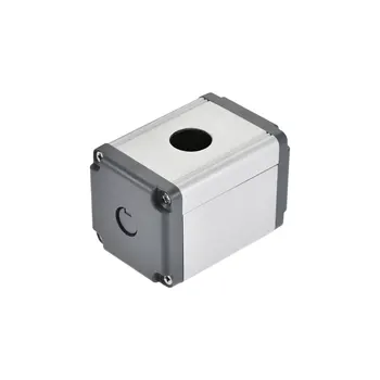 Uxcell с одним отверстием, 16 мм, алюминиевая коробка для кнопок-переключателей с кабельным вводом PG7