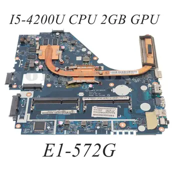 V5WE2 LA-9531P Для материнской платы ноутбука ACER aspire E1-572G с процессором I5-4200U HD 8670M R7 M265 2 ГБ с радиатором