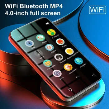Wifi Mp4-плеер С экраном Bluetooth Портативный Mp5 Hifi Звук Музыкальный Mp3-плеер 4,0 