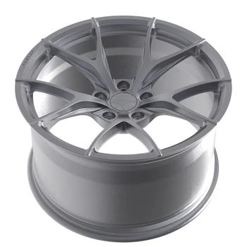 Высокопроизводительные диски из матового серого сплава 5x112 20 21 22 23 24-дюймовые алюминиевые кованые автомобильные диски