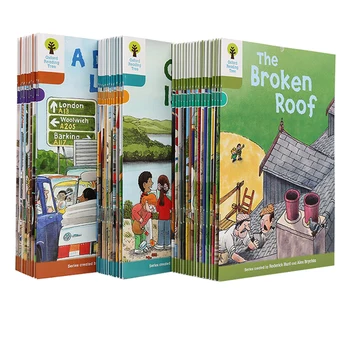 Горячий 1 комплект из 40 книг 7-9 уровня Oxford Reading Tree Богатое Чтение Помогает детям Читать Пиньинь Английскую историю с картинками Libros New