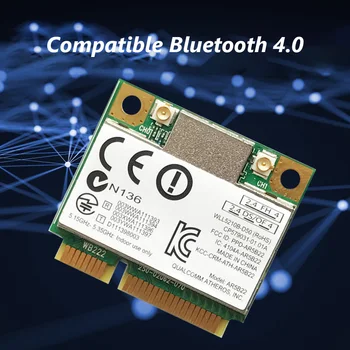 Двухдиапазонный 300 Мбит/с WiFi AR5B22 Беспроводной 802.11a/b/g/n Half Mini PCI-E WLAN 2,4 G/5 ГГц 4,0 Беспроводная сетевая карта Wi-Fi