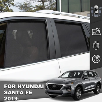 Для Hyundai Santafe TM 2018-2023 Santa Fe Магнитный Автомобильный Солнцезащитный Козырек Шторка Переднего Лобового Стекла Шторка Заднего Бокового Окна Солнцезащитный Козырек