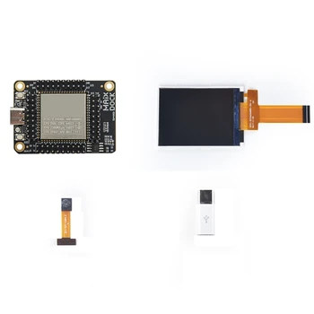 Для Sipeed Maix Dock Development Board Kit K210 AI + Лот С камерой GC0328 и 2,4-Дюймовым экраном Deep Learning Vision Board Черного цвета