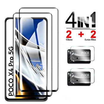 Для Xiaomi Poco X4 Pro X3 Nfc M4 F3 Gt M3 Pro 5G 4G Защитные Пленки Для экрана Объектива камеры Защитное Закаленное Стекло X4pro X3pro M4pro
