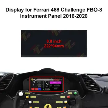 ЖК-дисплей приборной панели для Ferrari 488 Challenge, приборная панель FBO-8 и дополнительный монитор FBO-6