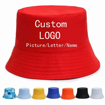 Изготовленная на заказ летняя панама Унисекс, Женская уличная солнцезащитная кепка для Рыбалки, охоты, Мужские солнцезащитные шляпы с принтом логотипа и текста, Шапки для рыбаков