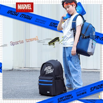 Новые оригинальные спортивные рюкзаки серии Marvel с супергероями Аниме 