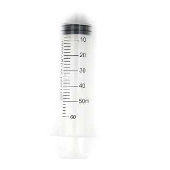 Новый 50 мл Пластиковый Шприц Для Измерения Питательных веществ Стерильный Многоразовый Лабораторный кухонный Инструмент