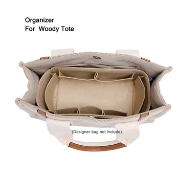 Органайзер-вкладыш для сумочки Woody Tote, Роскошные сумки в форме сумки-тоут, внутренние сумки