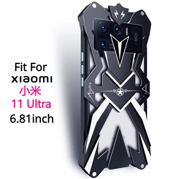 Охлаждение Для Xiaomi Mi 11 Ultra 6,81 дюймовый Чехол Мощный Противоударный Металлический Каркас С Винтами Для Xiaomi Mi11 Ultra Алюминиевый Бампер