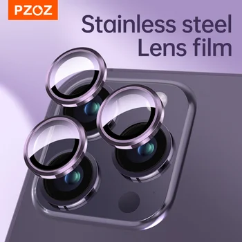 Пленка Для Объектива PZOZ Для iPhone 14 Plus 13 14 Pro Max Mini Phone Lens Экран Защитное Прозрачное Стекло Защитная Пленка Для Камеры Задняя Крышка