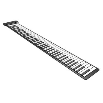 Профессиональное пианино с рулоном на 88 клавиш, портативное USB-складное цифровое пианино, гибкая силиконовая электронная клавиатура для детей и взрослых