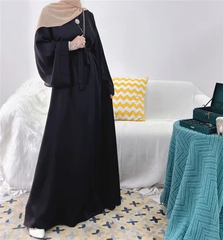 Рамадан Мусульманская Мода Длинное Платье Элегантное Праздничное Кимоно Дубай Ислам Кафтан Одежда Скромные Платья Абая Для Женщин Халат Femme Caftan