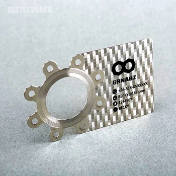 Серебристая металлическая карточка с матовым Покрытием, изготовленный на заказ подарок для VIP-посещения, бесплатная дизайнерская печать