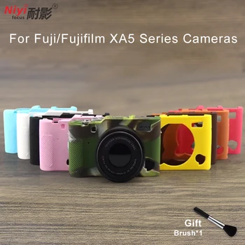 Силиконовый Защитный Чехол Armor Skin Case для Беззеркальной камеры Fujifilm XA5 Fuji X-A5 Fuji XA5 Fujifilm X-A5