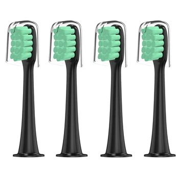Сменные насадки для xiaomi Автоматическая Электрическая Звуковая зубная щетка Soocas x1 X3 x5 Глубокой Очистки, насадки для зубных щеток