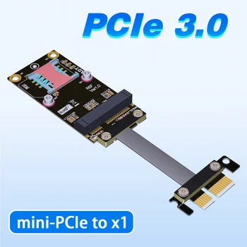 Удлинитель PCIe x1 подключается к беспроводной плате mini PCIe, кабелю mpcie, высокоскоростной передаче PCIE