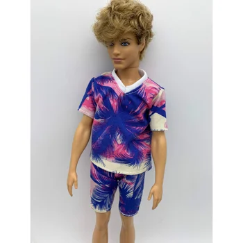 Хорошее качество, игрушечная одежда, аксессуары, пляжные брюки, футболка для кукол kem BBIA96