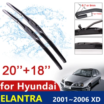 Щетка Стеклоочистителя автомобиля для Hyundai Elantra XD 2001 ~ 2006 Переднее Ветровое Стекло Стеклоочистители Автомобильные Аксессуары J Крюк 2002 2003 2004 2005