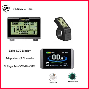 Электрический велосипед KT ЖК-дисплей LCD3 LCD4 LCD8H 24 В/36 В/48 В/52 В Водонепроницаемый SM штекер Для дисплея Kunteng Ebike