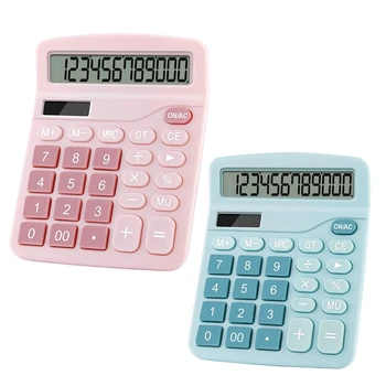 Электронный калькулятор с горячими 12 цифрами, Солнечный калькулятор, Калькулятор двойного питания, Офисный финансовый Базовый настольный калькулятор